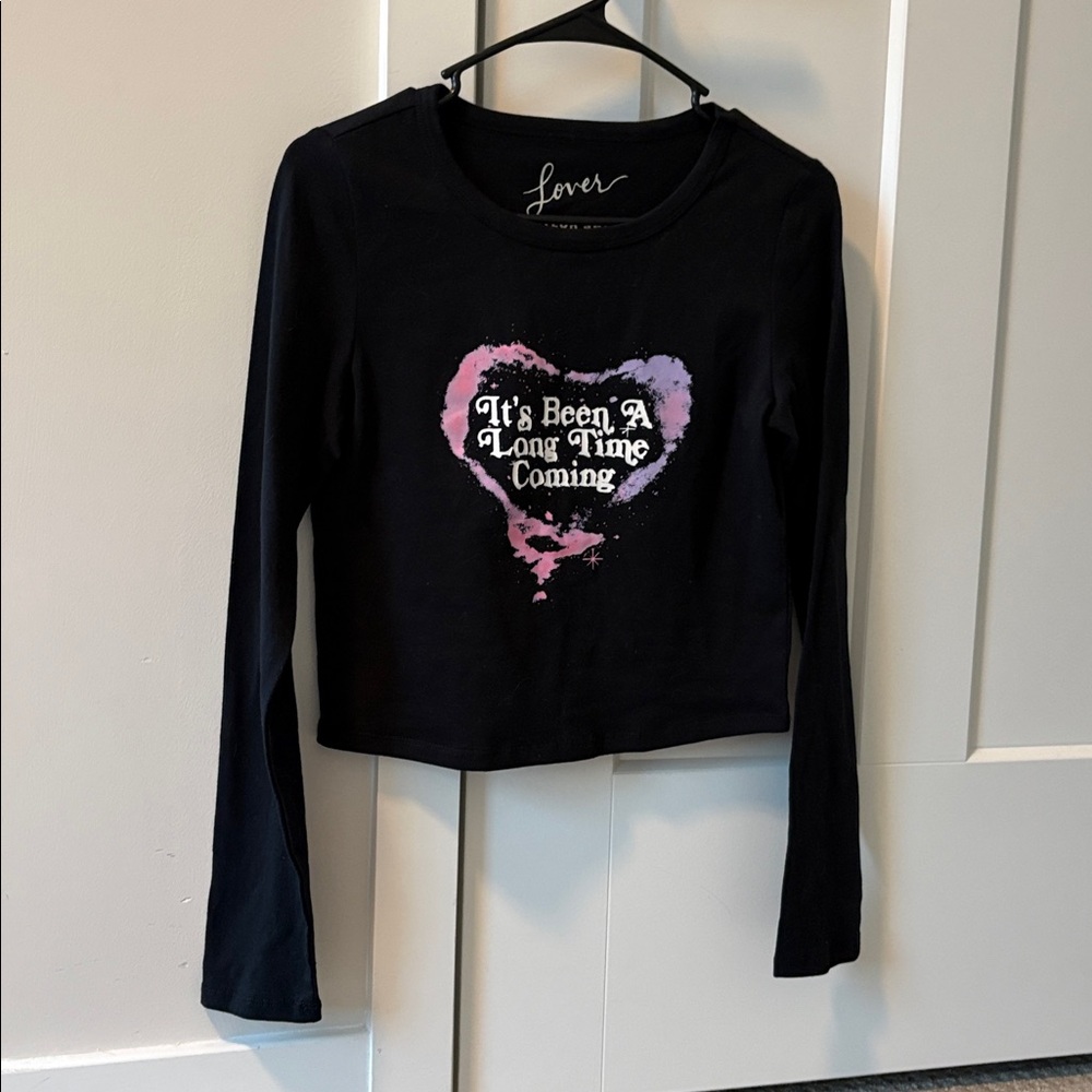Taylor Swift “Lover” Long Sleeve Tee - Size Medium